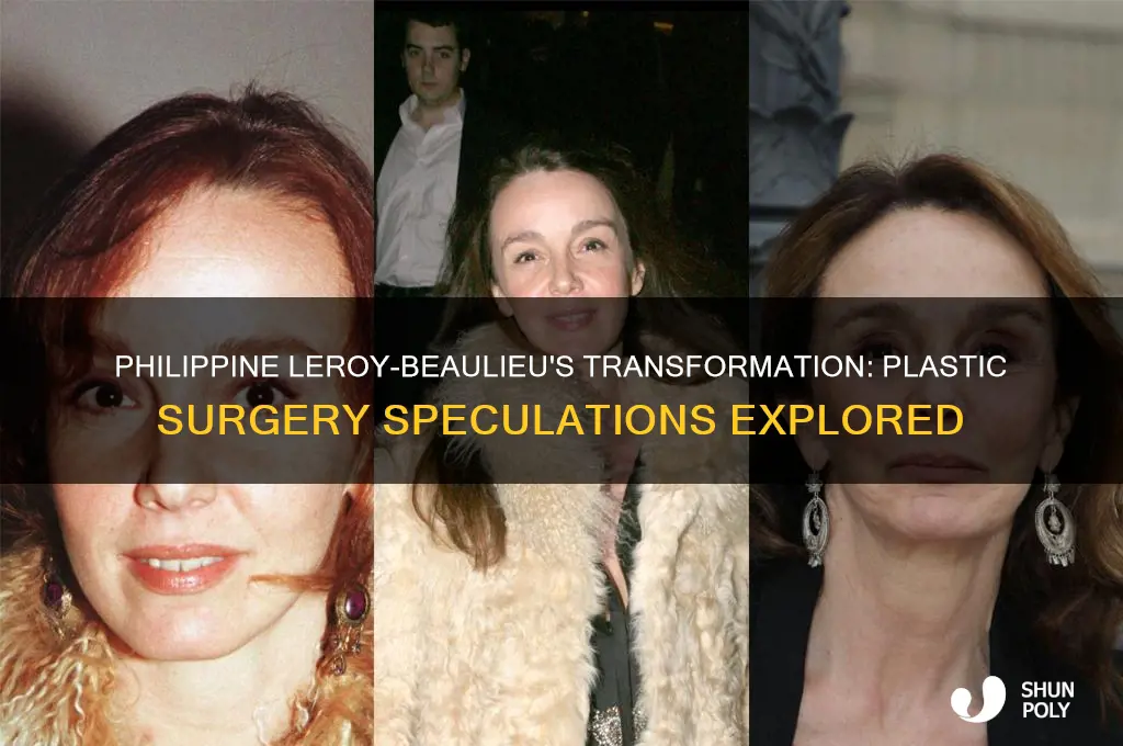 has philippine leroy-beaulieu had plastic surgery