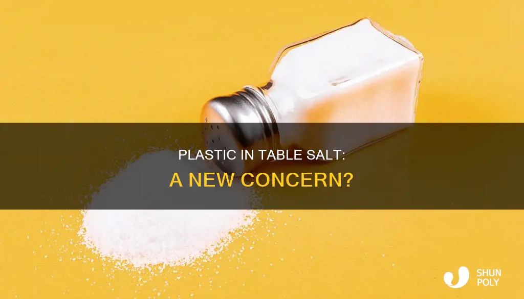 has plastic been found in table salt