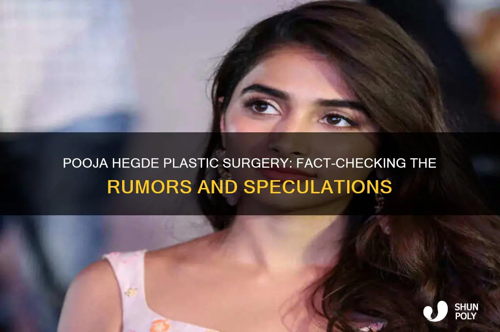 has pooja hedge gotten plastic surgery