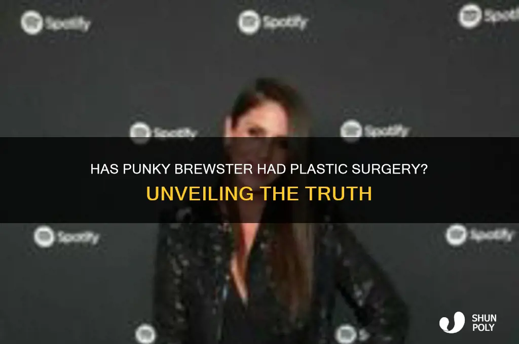 has punky brewster had plastic surgery