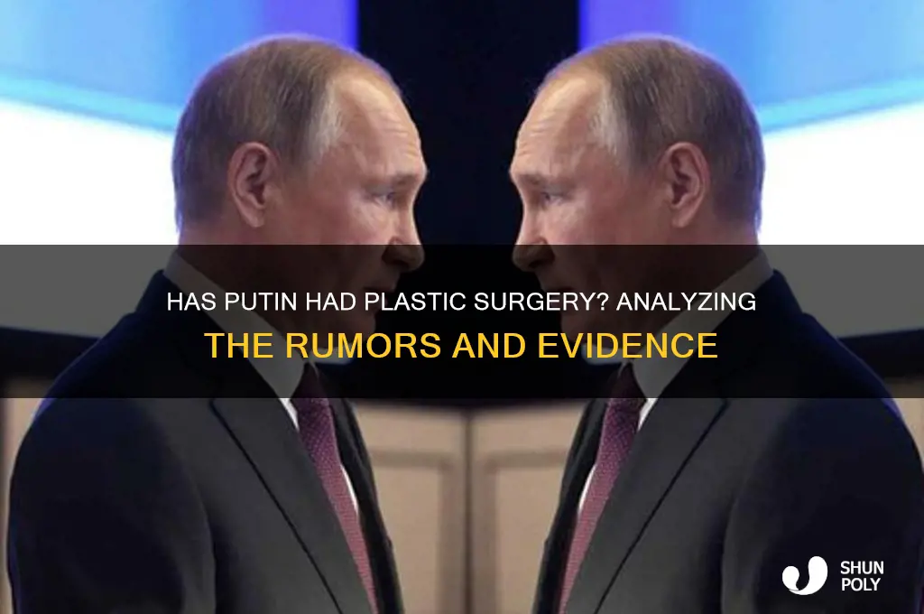 has putin had plastic surgery
