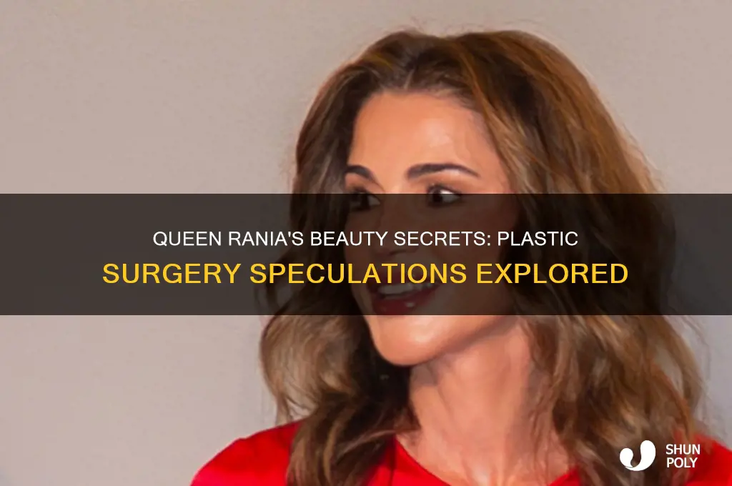 has queen rania had plastic surgery