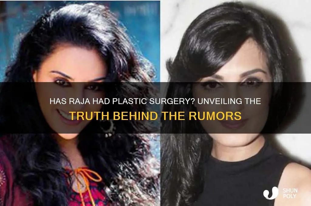 has raja had plastic surgery