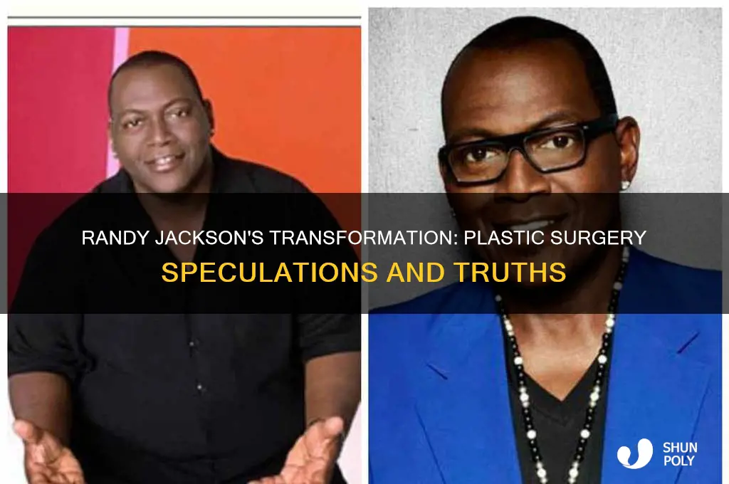 has randy jackson had plastic surgery