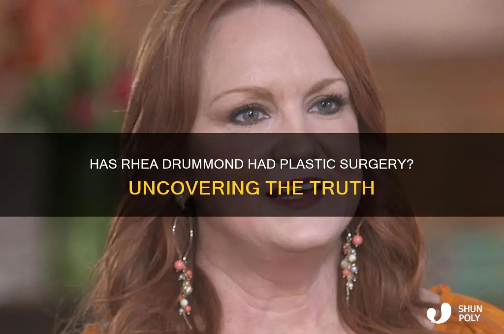 has rhea drummond had plastic surgery