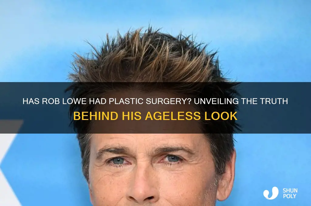 has rib lowe had plastic surgery