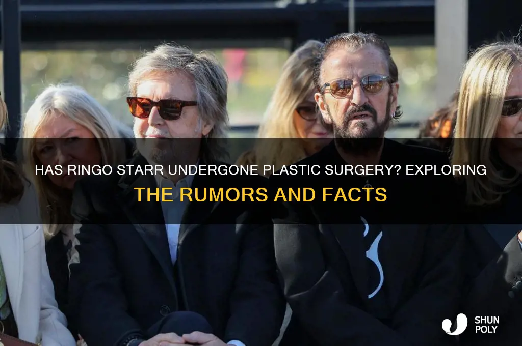 has ringo had plastic surgery