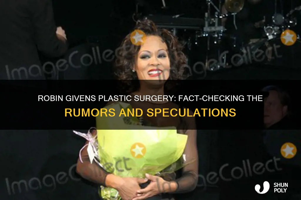 has robin givens had plastic surgery