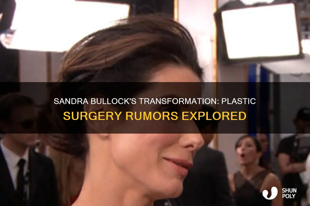 has sandra bullock had plastic surgery