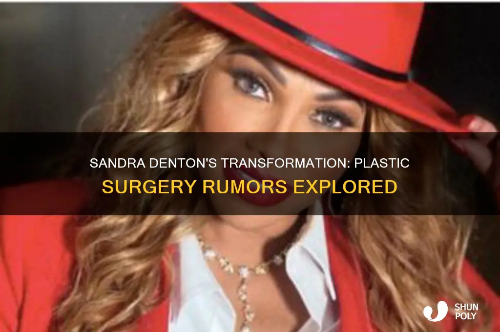 has sandra denton had plastic surgery