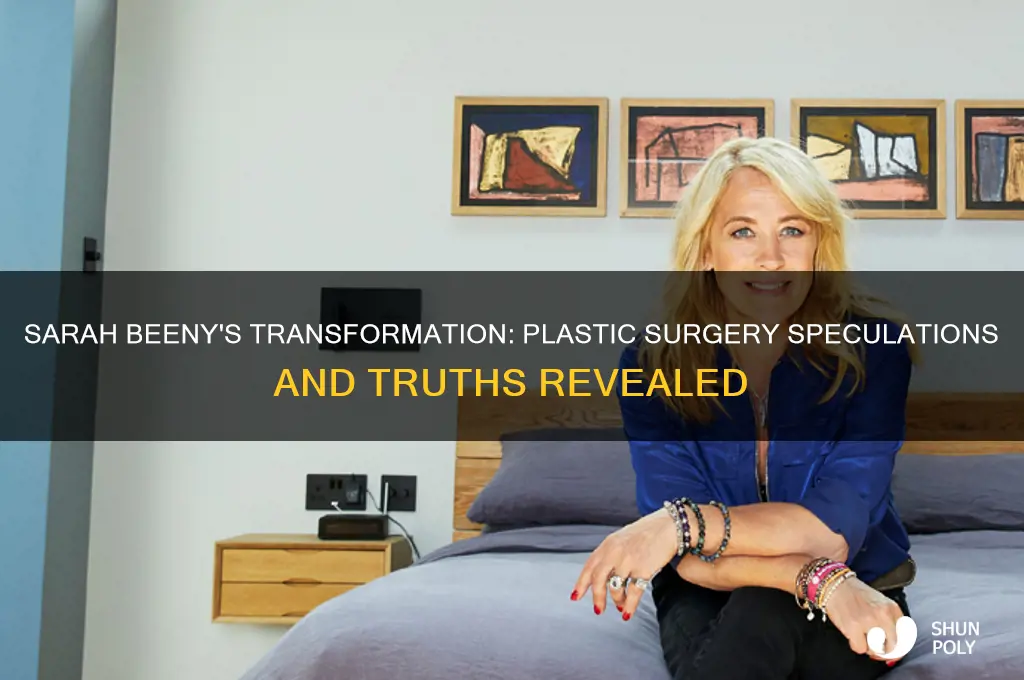 has sarah beeny had plastic surgery