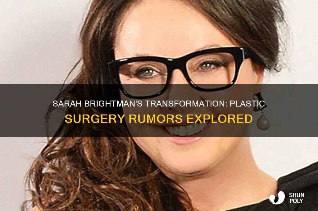 has sarah brightman had plastic surgery