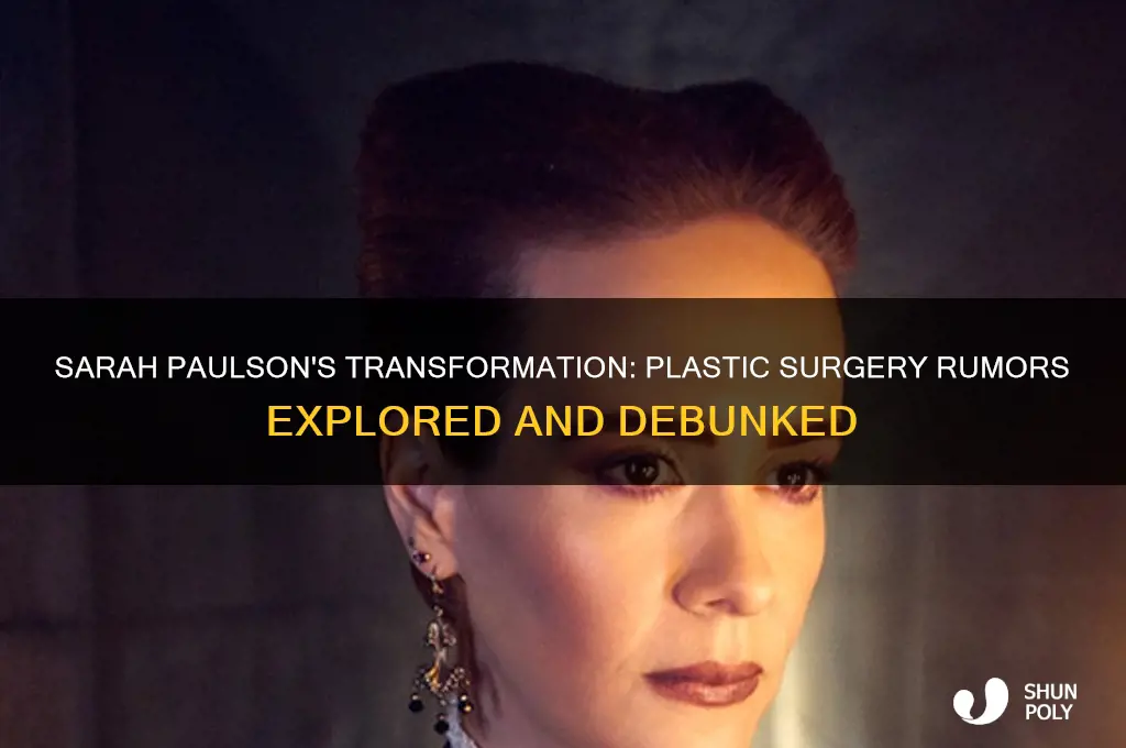has sarah paulson had plastic surgery