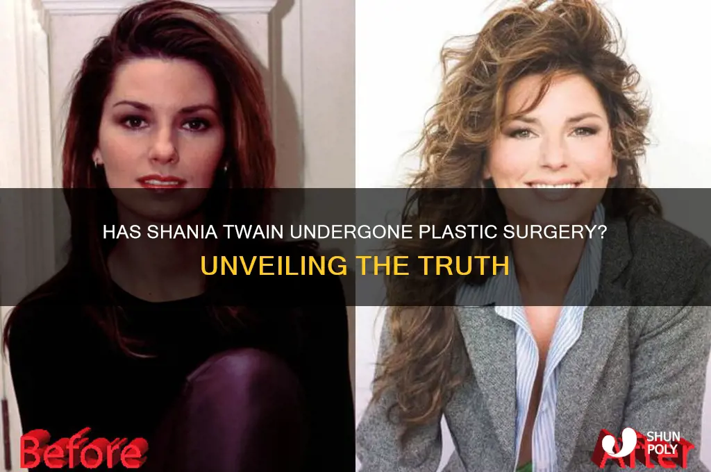 has shania had plastic surgery
