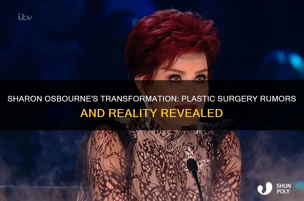 has sharon osbourne had plastic surgery
