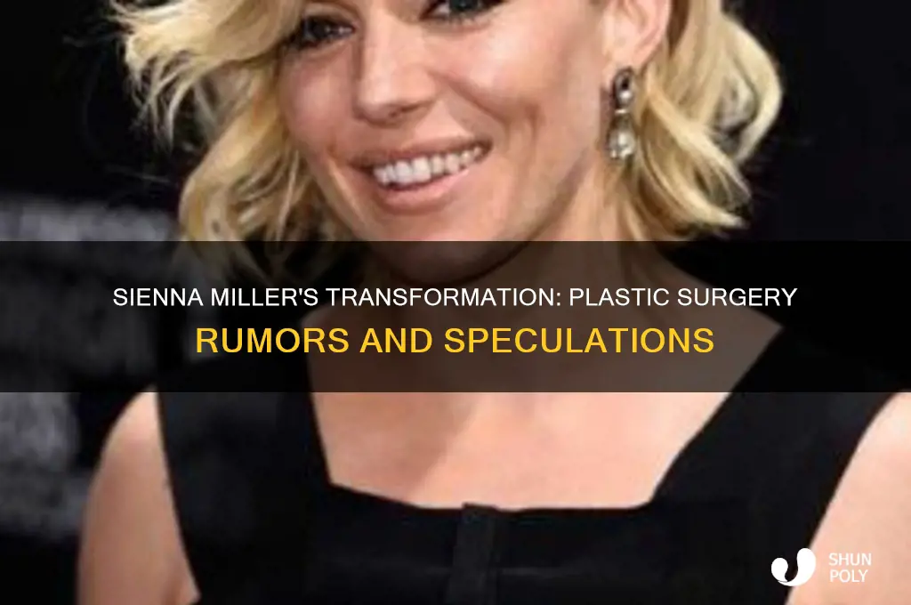 has sienna miller had plastic surgery
