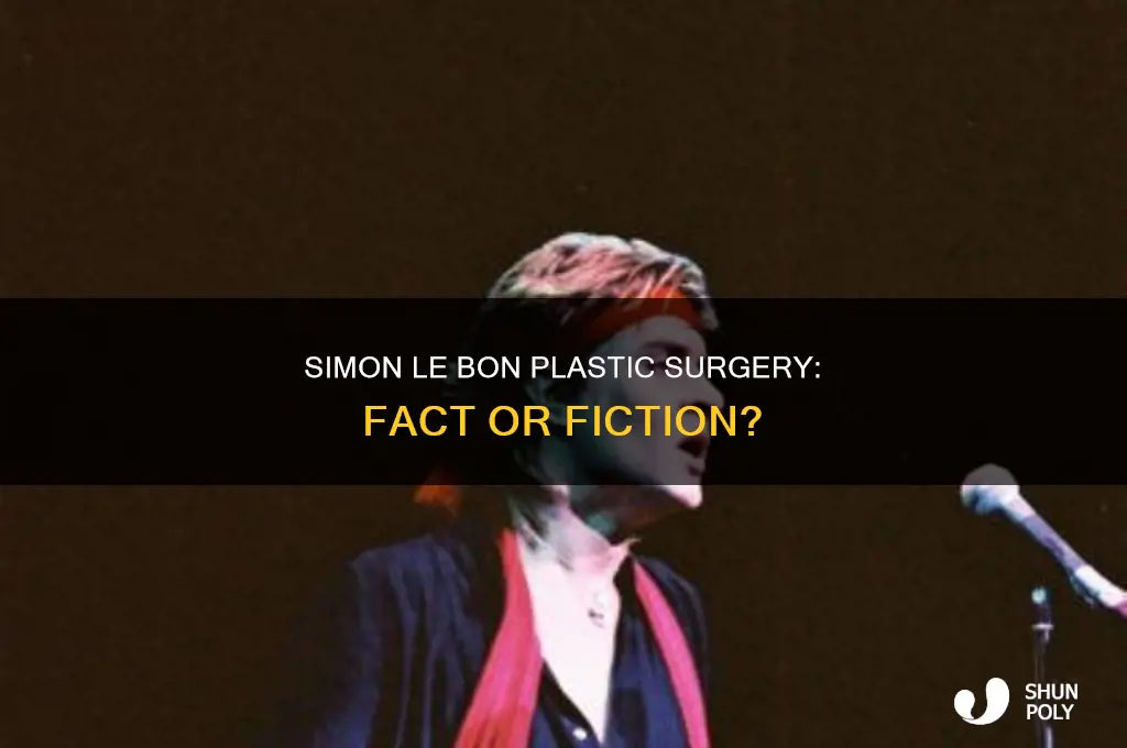 has simon le bon had plastic surgery
