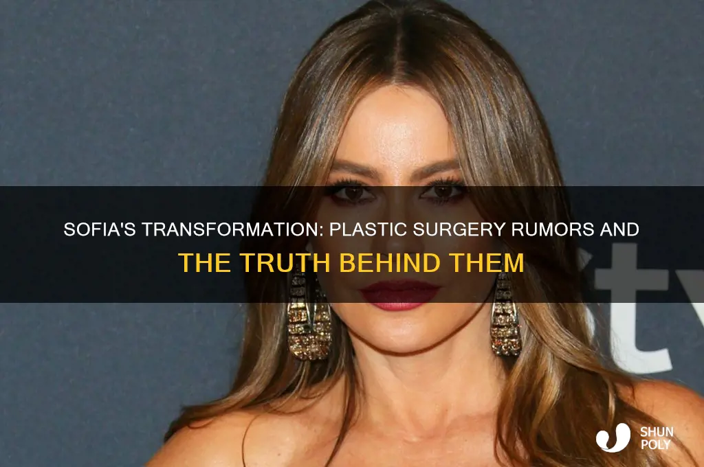 has sofia had plastic surgery
