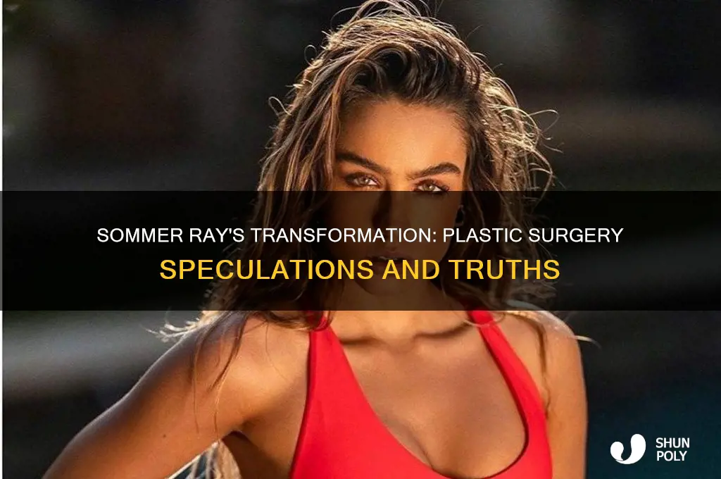 has sommer ray had plastic surgery