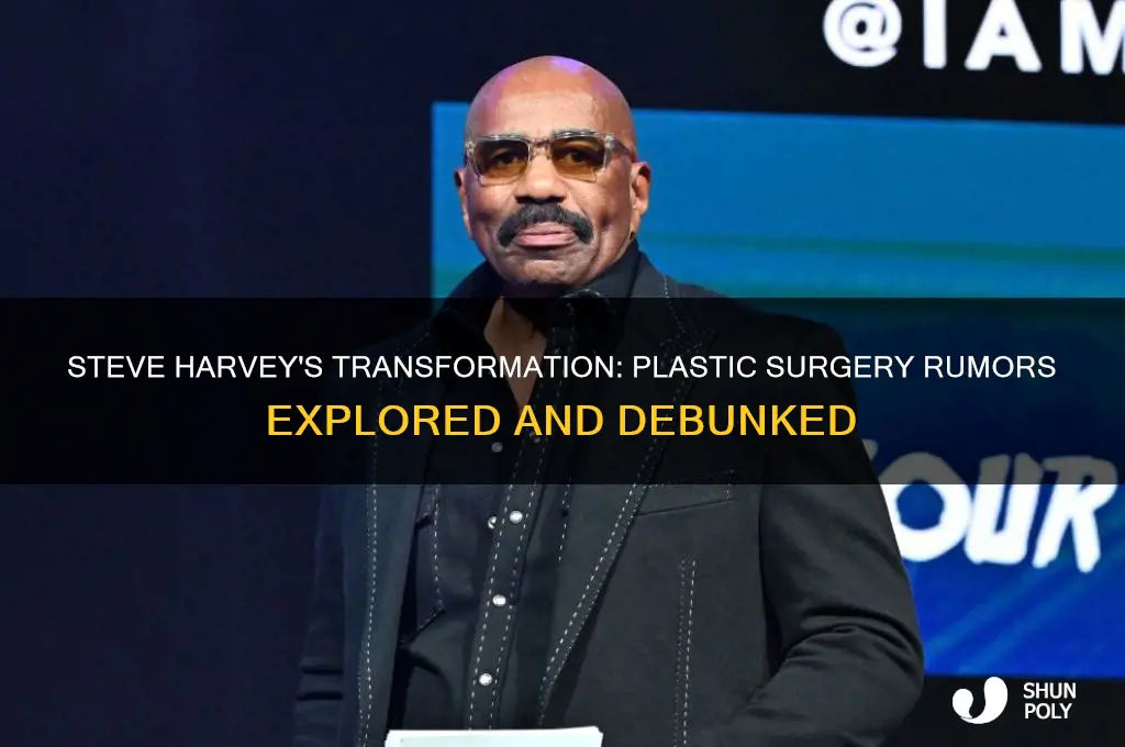 has steve harvey had plastic surgery