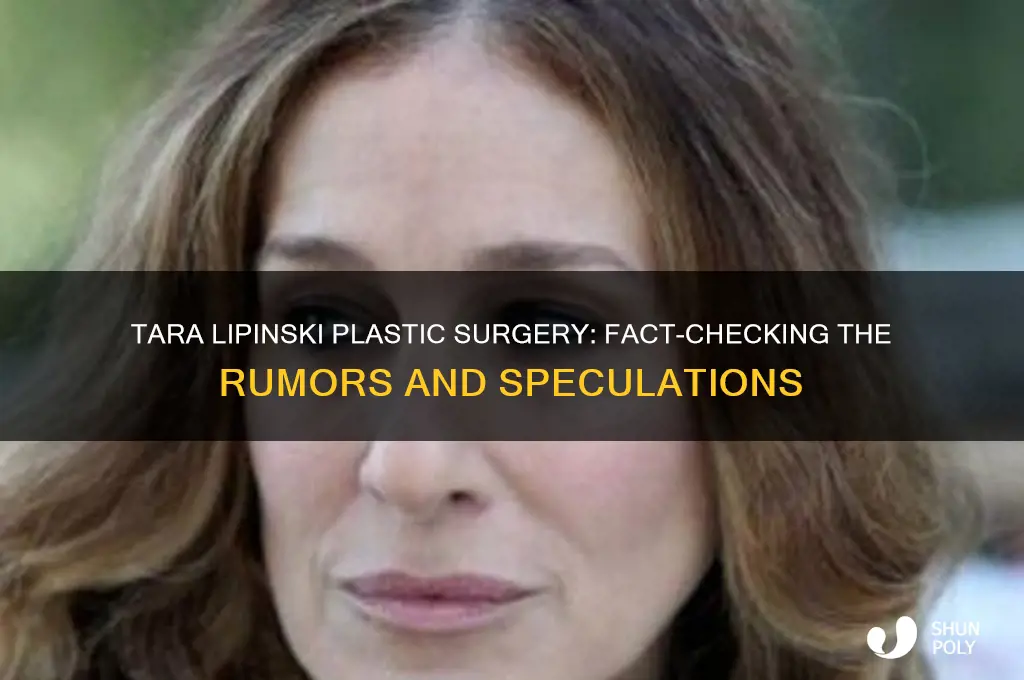 has tara lapinski had plastic surgery