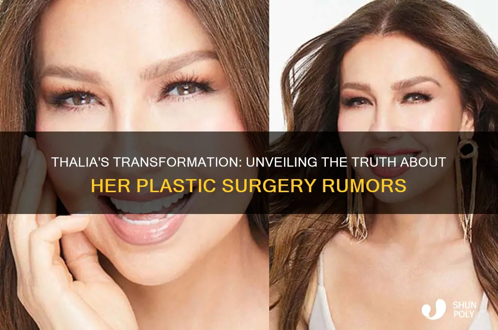 has thalia had any plastic surgeries