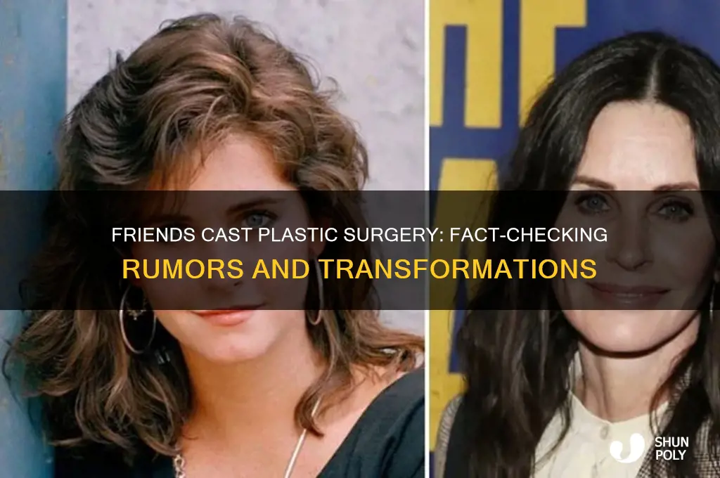 has the friends cast had plastic surgery