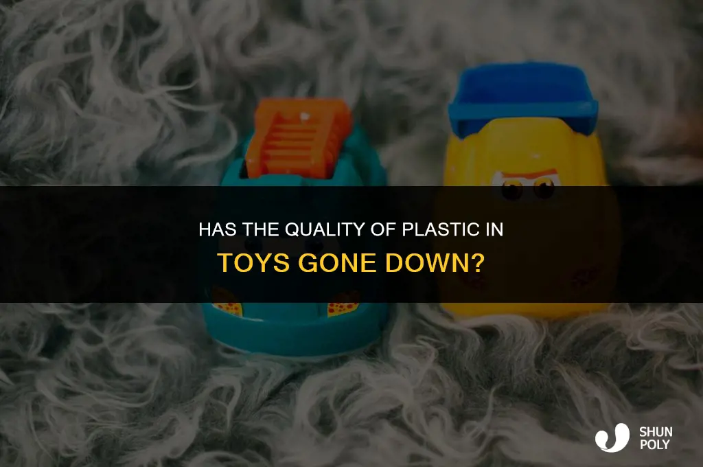has the quality of plastic in toys gone down