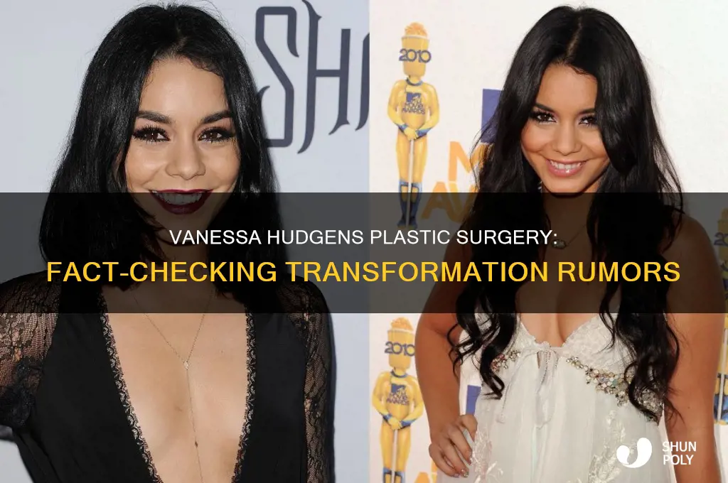 has vanessa hudgens had plastic surgery