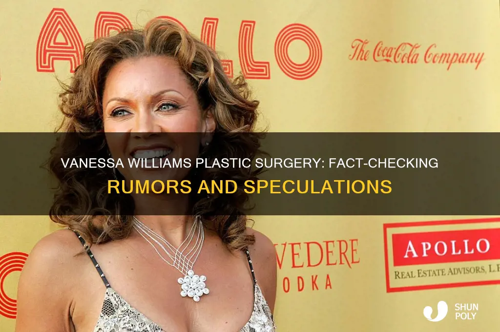 has vanessa williams had plastic surgery
