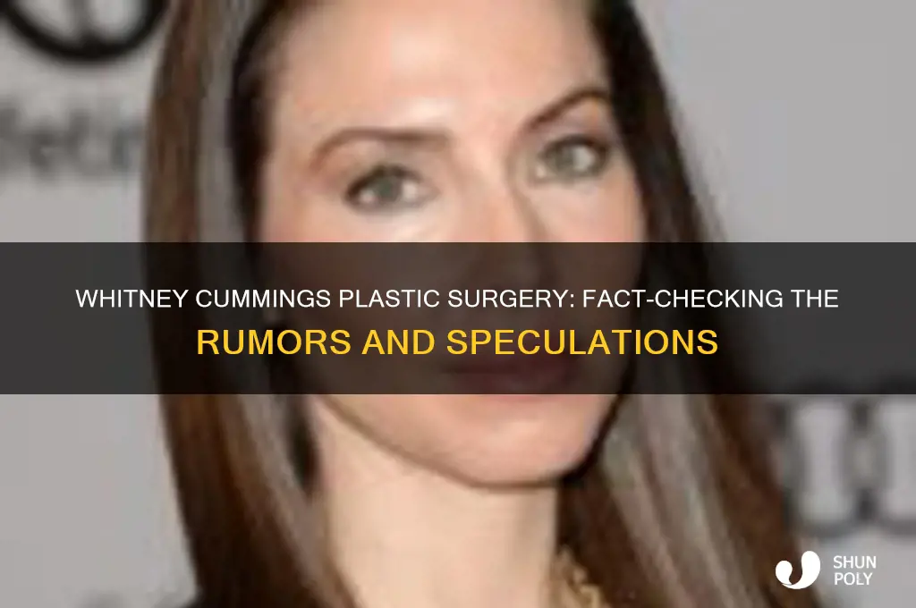 has whitney cummings had plastic surgery