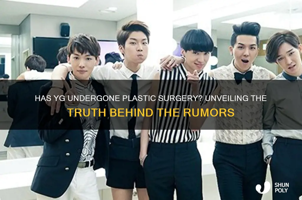 has yg had plastic surgery