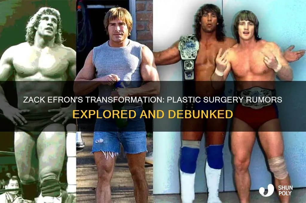 has zack efron had plastic surgery