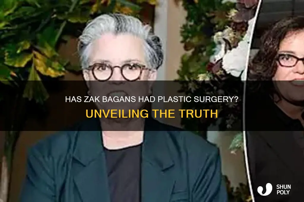 has zak bagans had plastic surgery