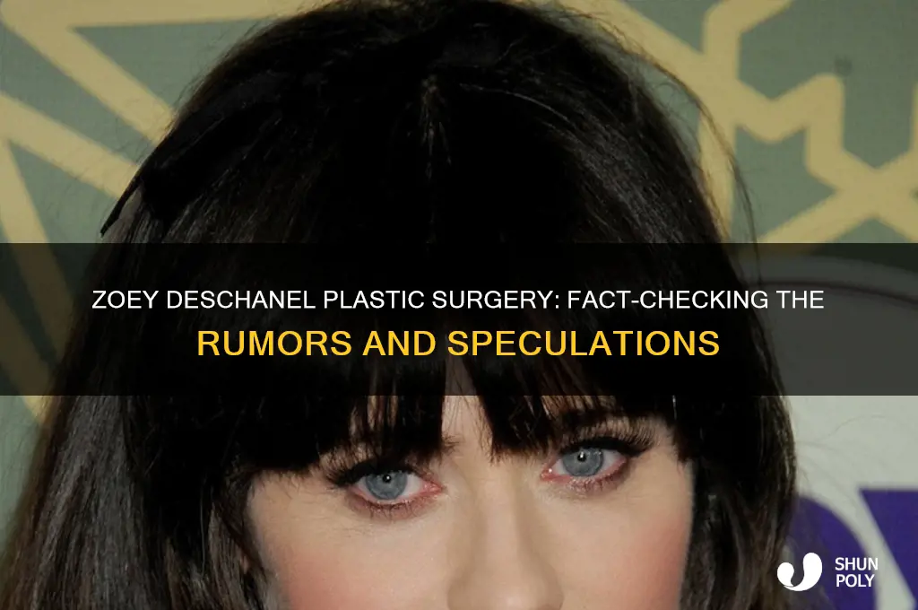 has zoey deschanel had plastic surgery