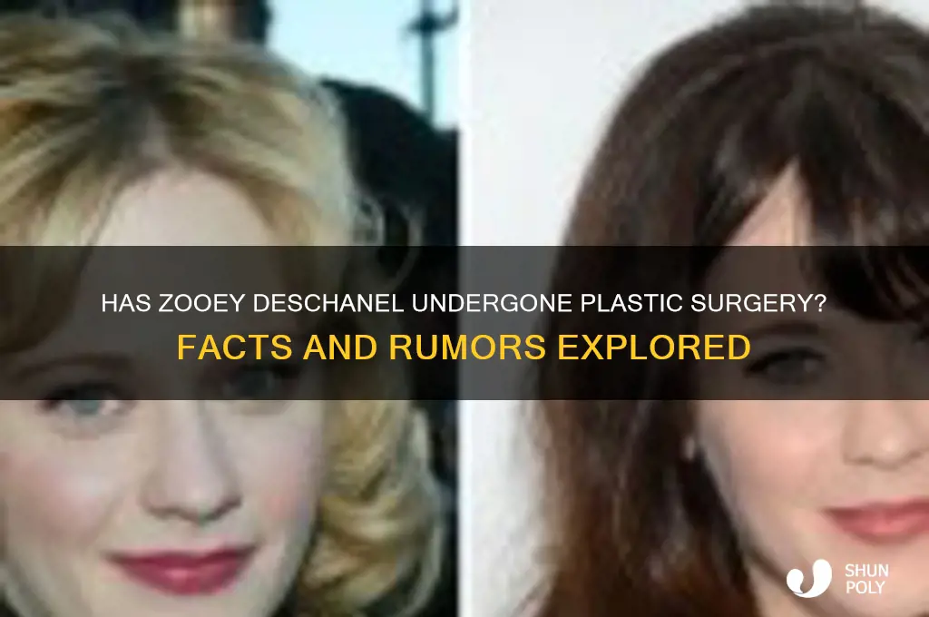 has zooey deschanel had plastic surgery