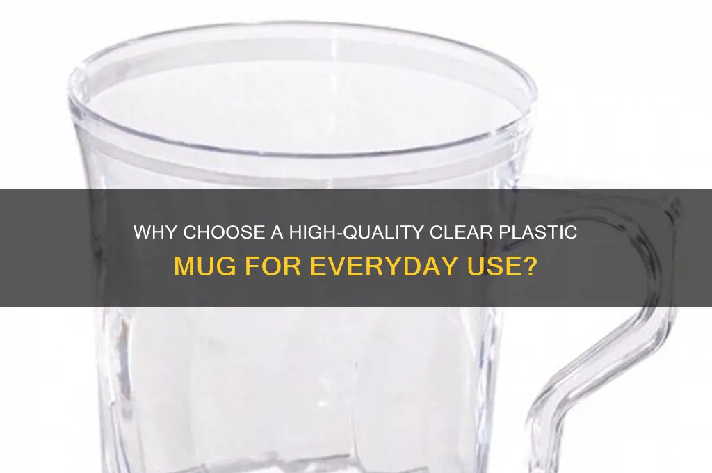 have a hires plastic mug clear