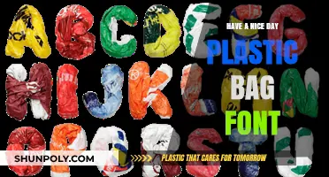 Have a Nice Day" Plastic Bag Font: Retro Typography Explaine
