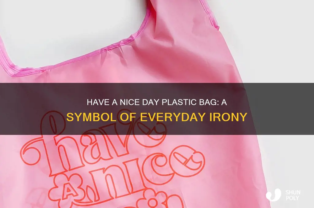 have a nice day plastic bag