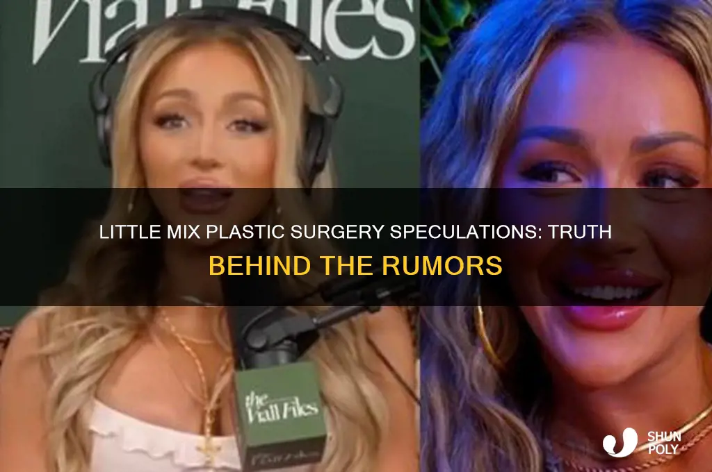 have any of little mix had plastic surgery