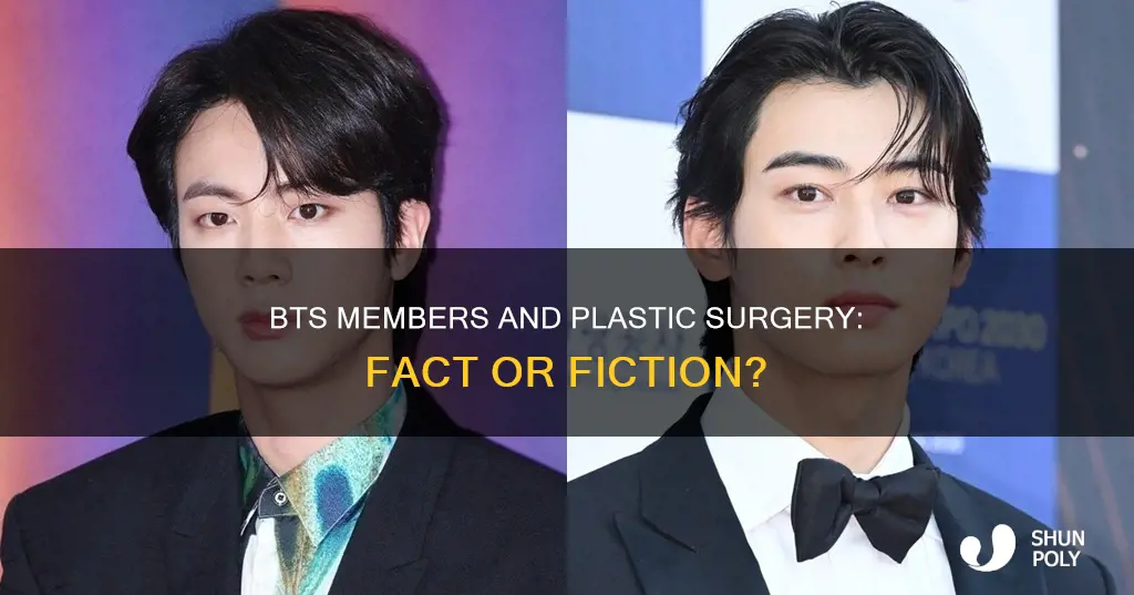 have bts member had plastic surgry