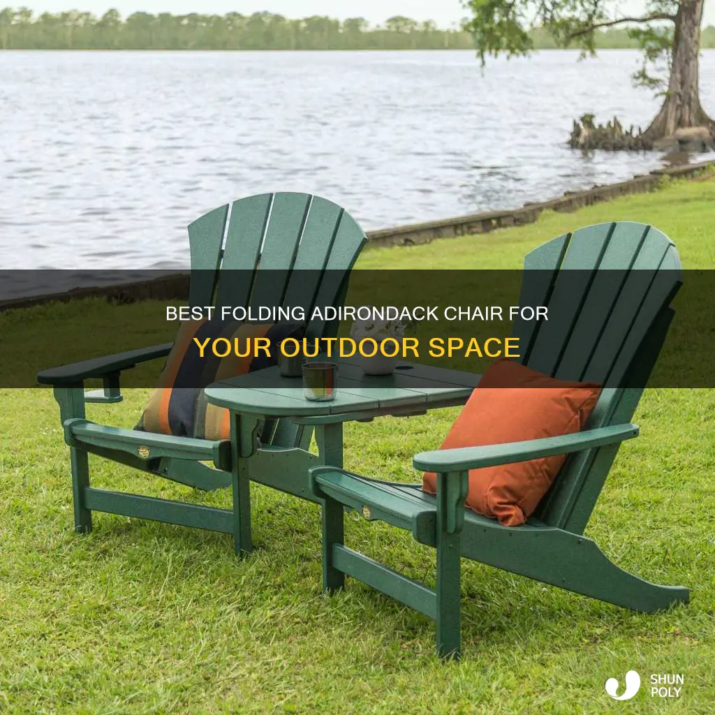 haven folding poly resin plastic adirondack chair