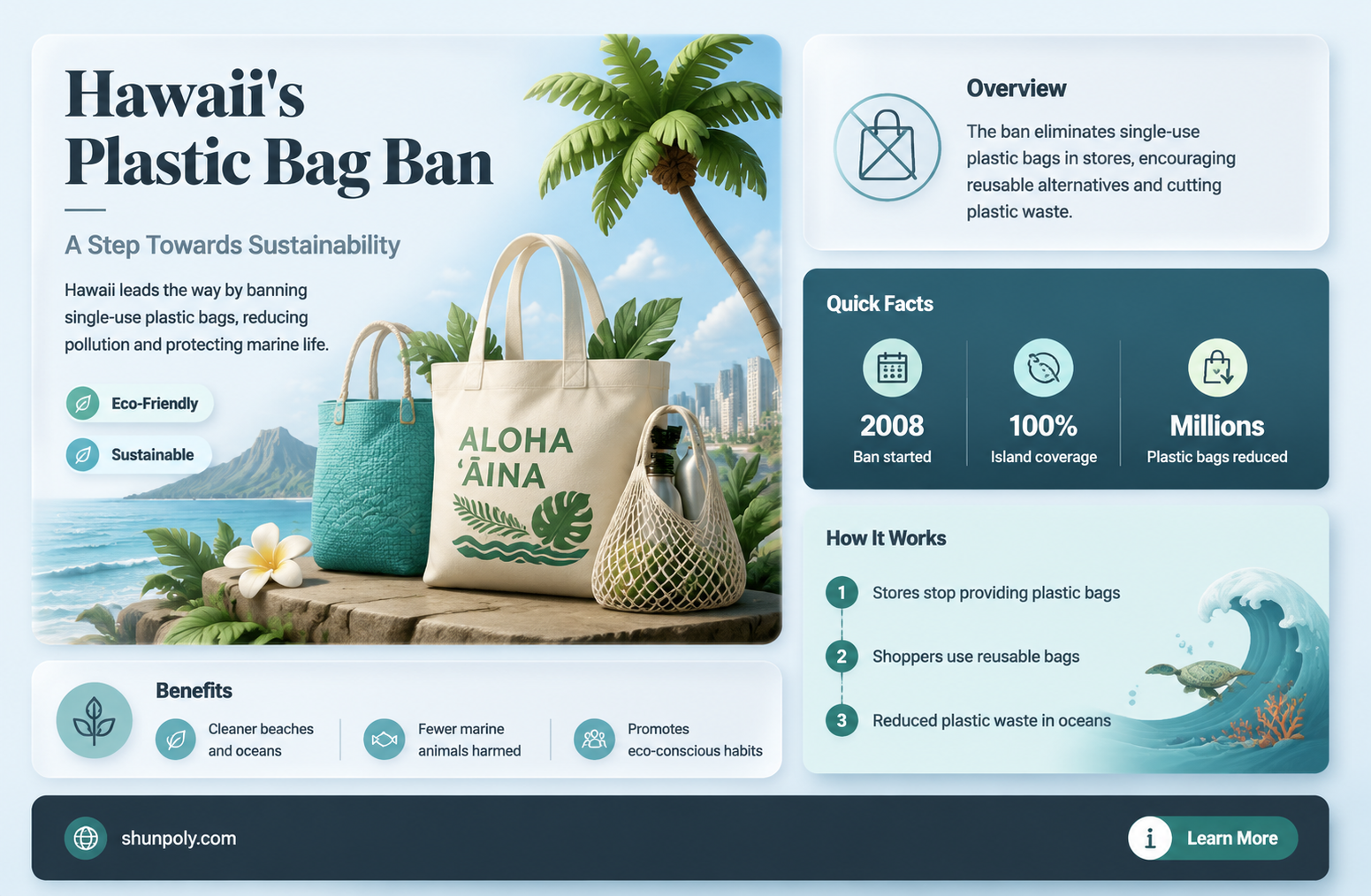 are plastic bags banned in hawaii