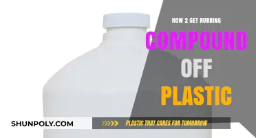 Effective Ways to Remove Rubbing Compound from Plastic Surfaces