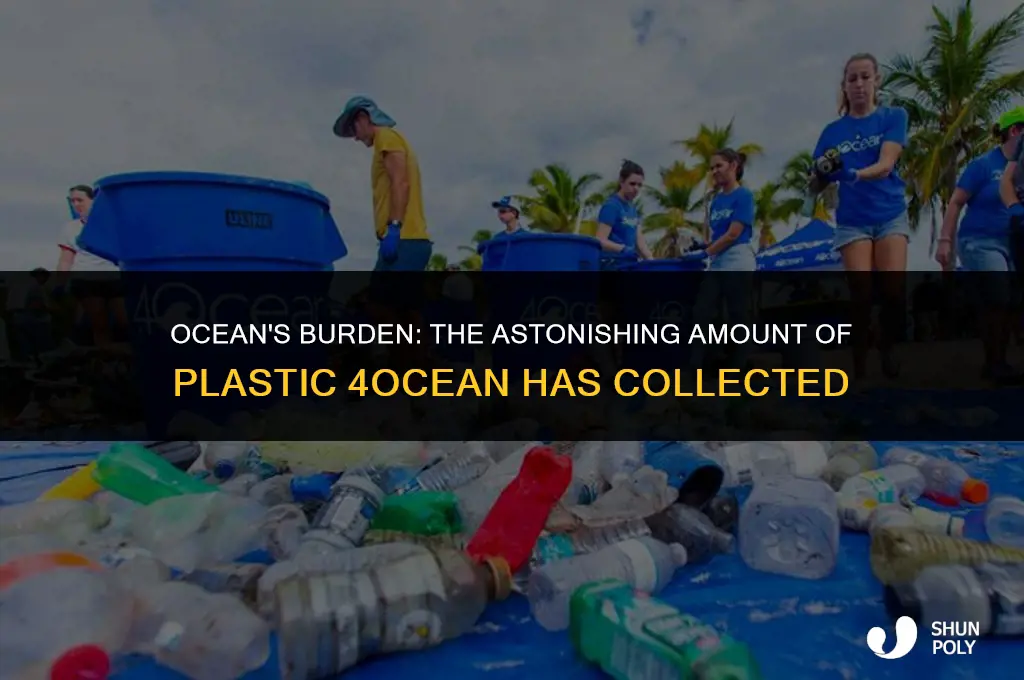 how any pounds of plastic has 4ocean pic up