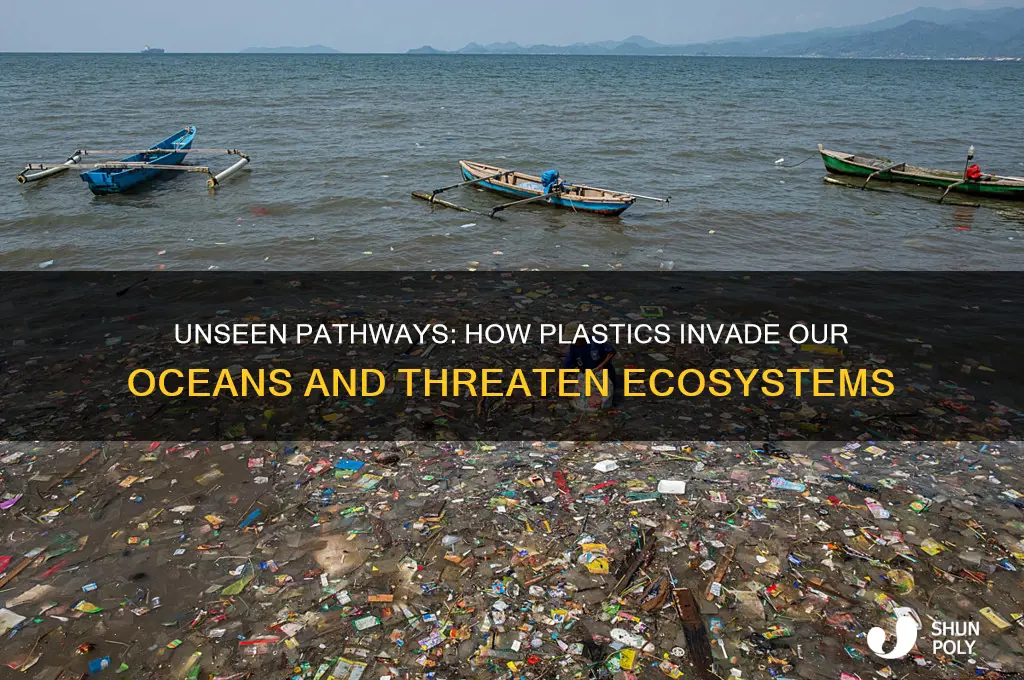 how are all the plastics getting into our oceans