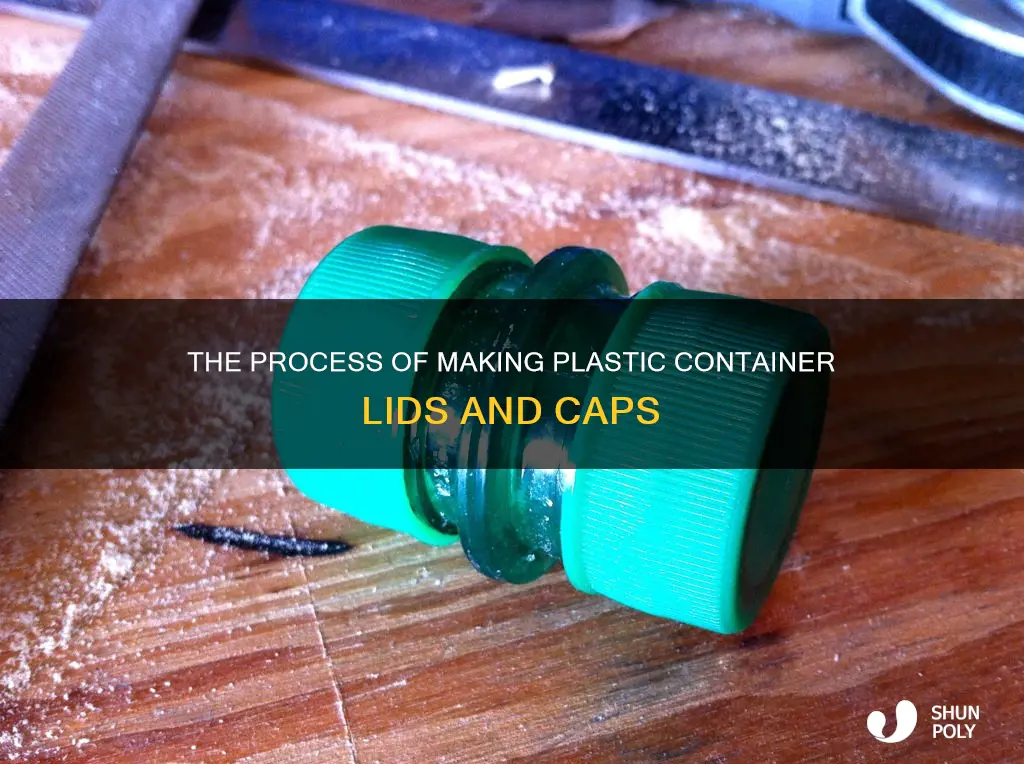 how are caps and lids for plastic containers made