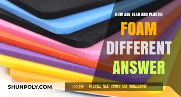 Unveiling the Key Differences Between Lead and Plastic Foam
