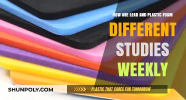 Exploring the Distinct Properties of Lead and Plastic Foam: Weekly Studies Unveiled