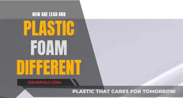 Differences between Lead and Plastic Foam
